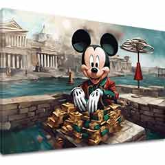 Slika na platnu - Rich Mickei Mouse | različite dimenzije
