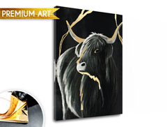 Slike na platnu PREMIUM ART - Crni bik