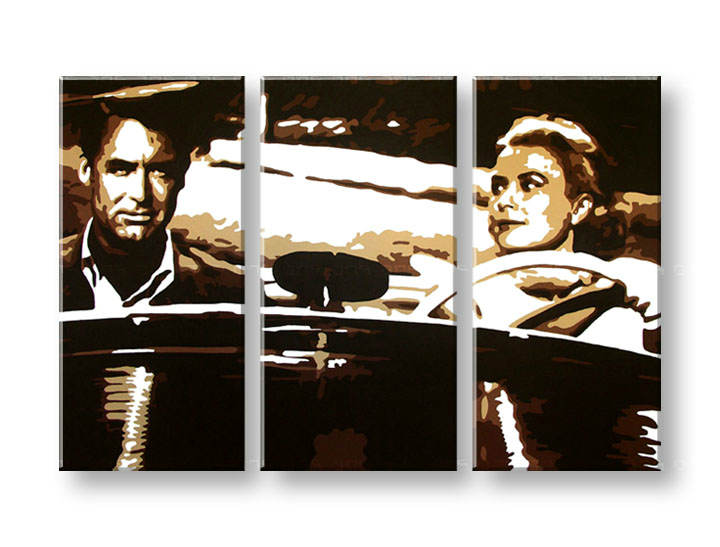 Ručno slikane slike na platnu Pop Art James Bond 