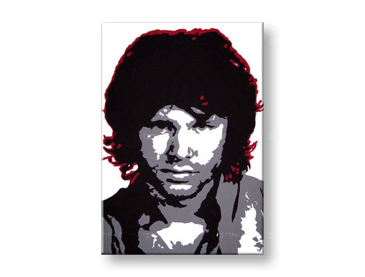 Ručno slikane slike na platnu Pop Art Jim Morrison 