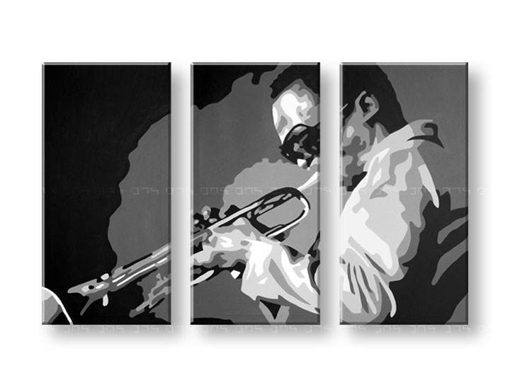 Ručno slikane slike na platnu Pop Art Miles Davis 