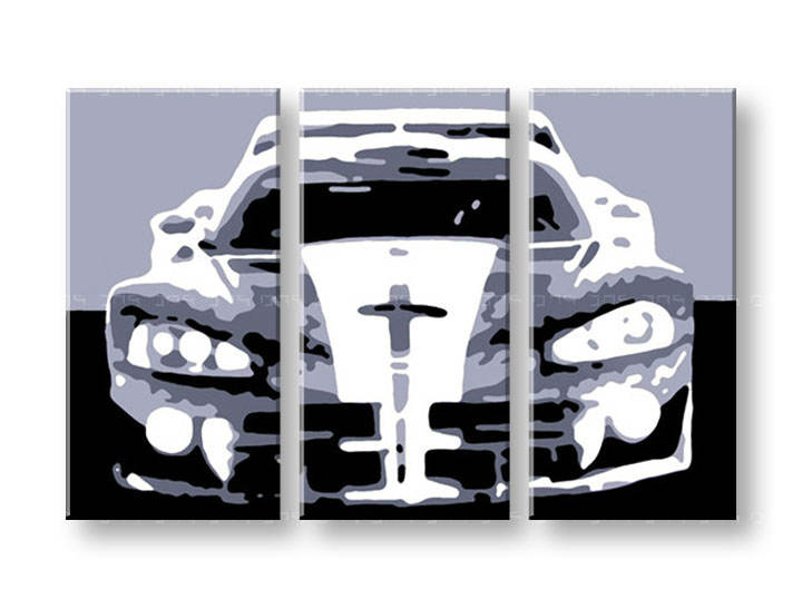 Ručno slikane slike na platnu Pop Art Dodge Viper GTS 