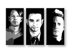 Ručno slikana slika Pop Art Depeche Mode 120x80 cm dep/24h - Popust 35%