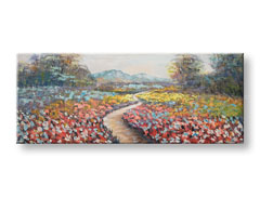 Slikana slika na platnu PEJZAŽ  100x40 cm