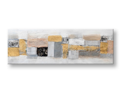 Slikana slika na platnu APSTRAKT 120x40 cm 
