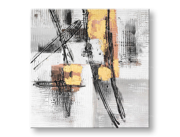 Slikana slika na platnu APSTRAKT  60x60 cm