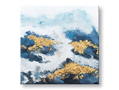 Slikana slika na platnu APSTRAKT 70x70 cm 
