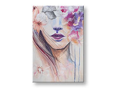 Slikana slika na platnu ŽENA 60x90 cm 