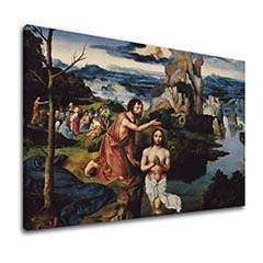 Slike na platnu Joachim Patinir - The Baptism of Christ