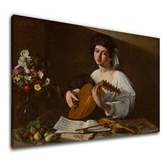 Slike na platnu Michelangelo Caravaggio - The Lute Player