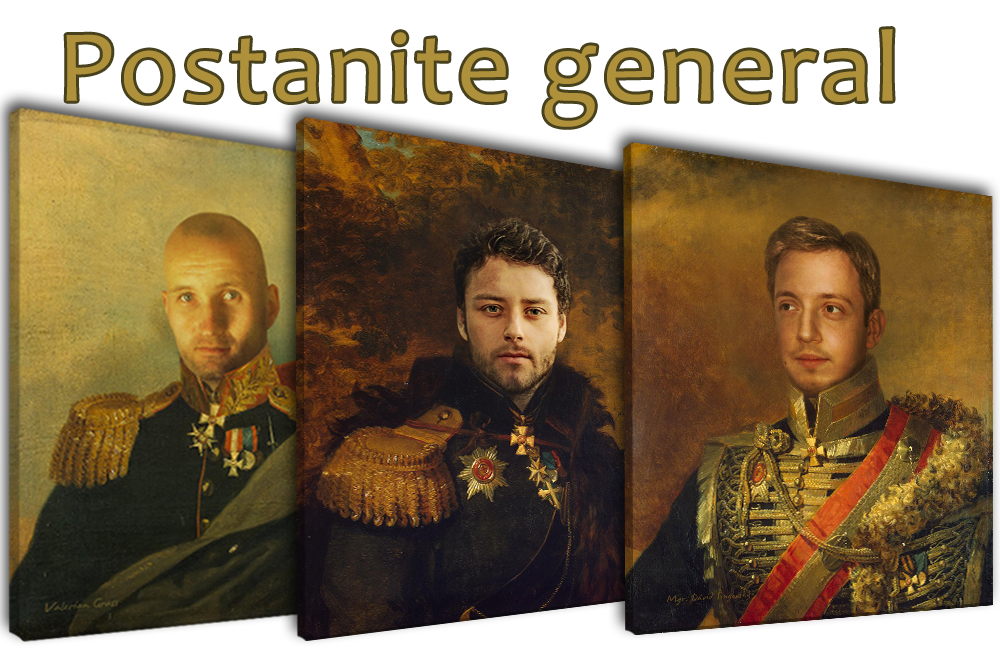 Postanite GENERAL - slika za muškarce