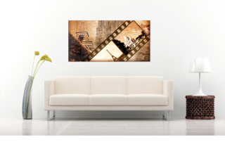 Slika na ogledalu Pariz Mirrora 43 - 50x100 cm
