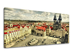 Slike na platnu GRADOVI Panorama - PRAG CZ001E13
