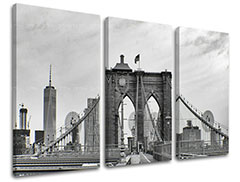 Slike na platnu 3-delne GRADOVI - NEW YORK ME114E30