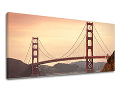Slike na platnu GRADOVI Panorama - SAN FRANCISCO 