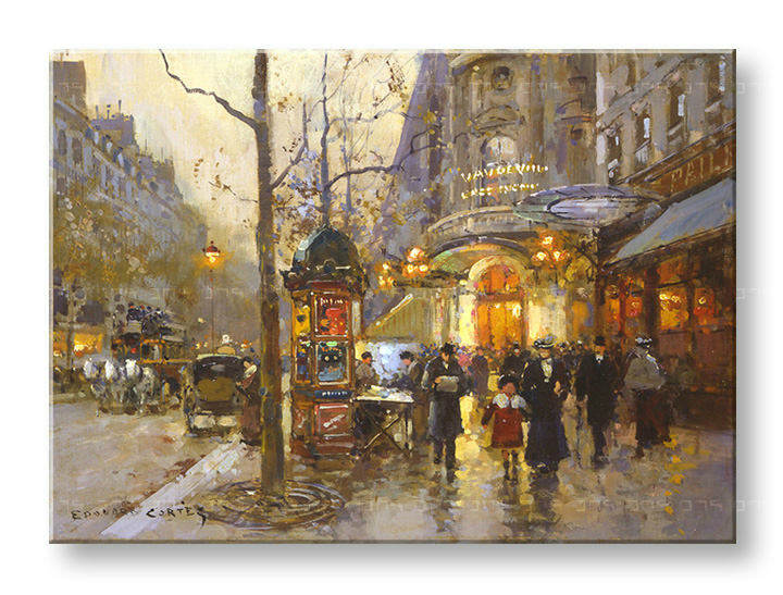 Reprodukcije THEATRE DU VAUDEVILLE - Edouard Leon Cortes