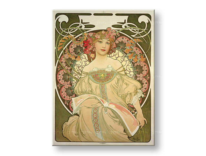 Reprodukcije DREAMING - Alfons Mucha