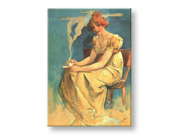 Reprodukcije COFFEE - Alfons Mucha