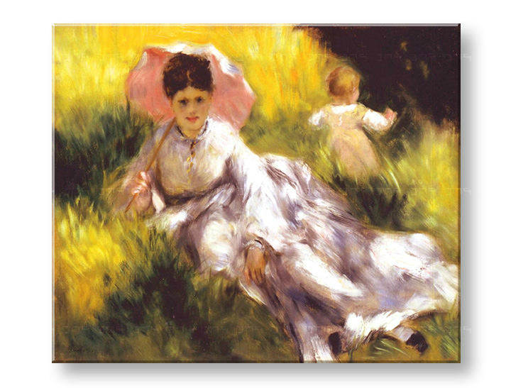Reprodukcije WOMAN WITH A PARASOL - Pierre Auguste Renoir