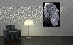 Ručno oslikana POP art Kristina Agilera 1 komad ca | različite veličine