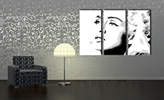 Ručno oslikana POP Art Madona slika od 3 dela ma4 | različite veličine