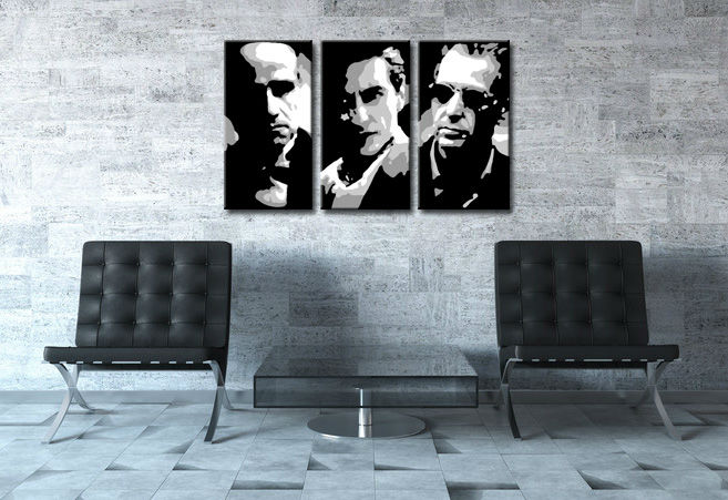 Ručno oslikana POP ART slika GODFATHER 120k80 cm