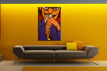Ručno oslikana POP art slika Gorilaz 1 komad gor | različite veličine