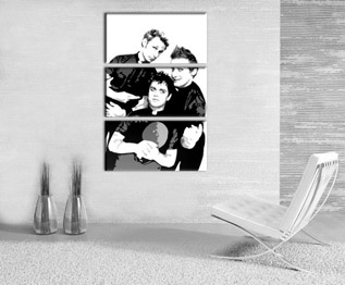 Ručno oslikana POP art slika Grin Dej, 3 komada, gd | različite veličine