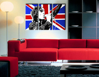 Ručno oslikana POP art slika Ijan Braun, 3 dela ib4 | različite veličine