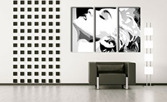 Ručno oslikana POP Art slika MADONA od 3 dela ma5 | različite veličine