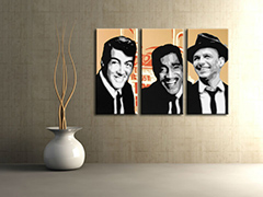 Ručno oslikana POP art slika Pacovski paket od 3 dela rp3 | različite veličine