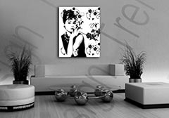 Ručno oslikana POP art slika Popust -15% Odri Hepbern ah4 | različite veličine