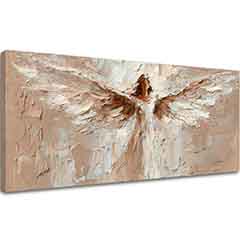 Slika anđela u božanskom zagrljaju | 100% originalno akrilno oslikano