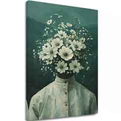 Slika FLOWER HEAD | Italijanski platno