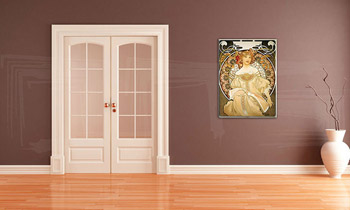 Slika na platnu DREAMING - Alfons Mucha REP085
