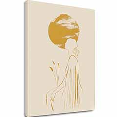 Slika na platnu Žena na suncu - Likovni motiv