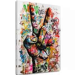 Slika PEACE HAND | Italijanski platno