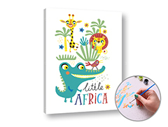 Slikanje po brojevima MALA AFRIKA | niske težine