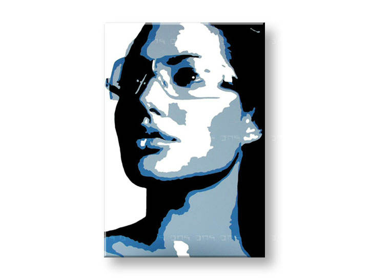 Ručno slikane slike na platnu Pop Art Angelina Jolie 