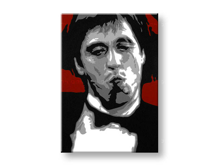 Ručno slikane slike na platnu Pop Art AL PACINO 