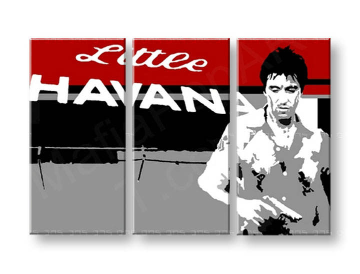 Ručno slikane slike na platnu Pop Art Scarface - AL PACINO 