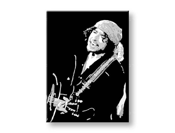 Ručno slikane slike na platnu Pop Art Bob Dylan 1-delne 