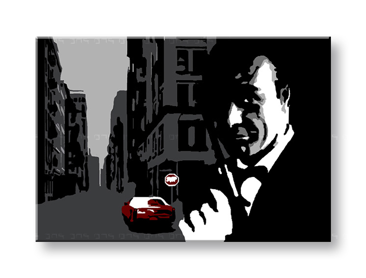 Ručno slikane slike na platnu Pop Art James Bond 