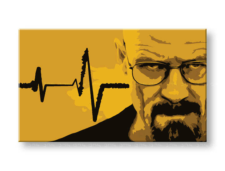 Ručno slikane slike na platnu Pop Art BREAKING BAD 