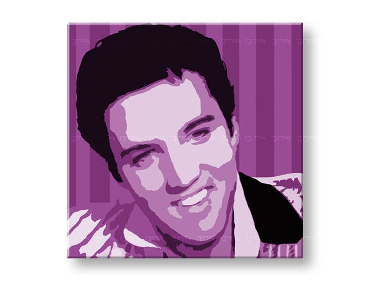 Ručno slikane slike na platnu Pop Art Elvis Presley 