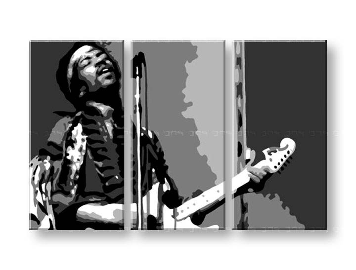 Ručno slikane slike na platnu Pop Art Jimmy Hendrix 