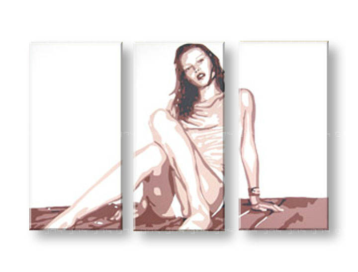 Ručno slikane slike na platnu Pop Art Kate Moss 