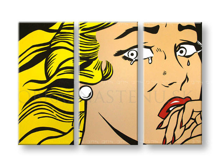 Ručno slikane slike na platnu Pop Art LICHTENSTEIN 