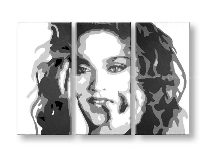 Ručno slikane slike na platnu Pop Art MADONNA 