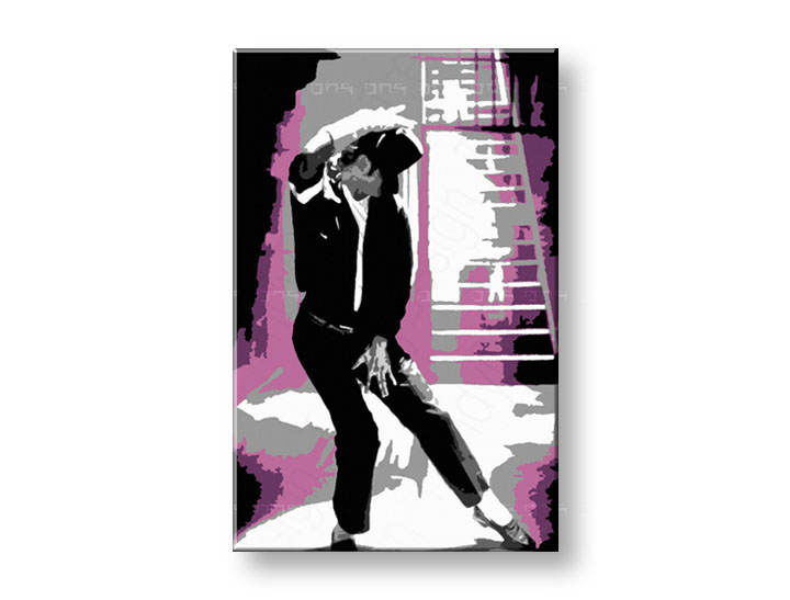 Ručno slikane slike na platnu Pop Art Michael Jackson 1-delne 